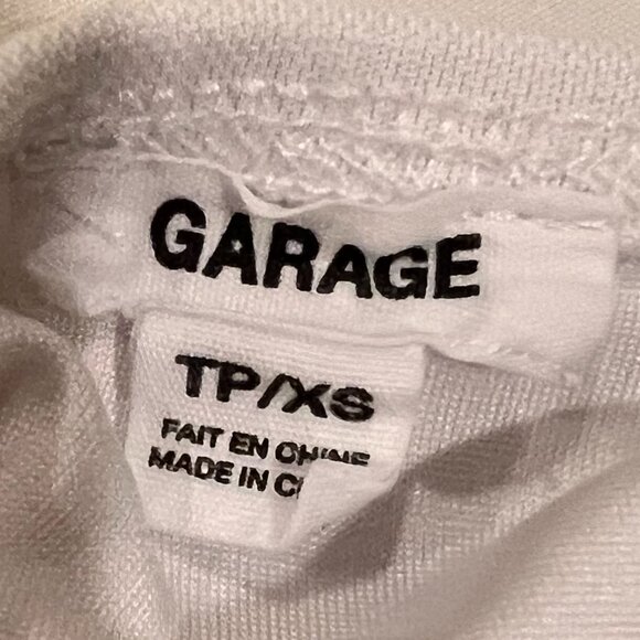 Garage White Mesh Tank Top - Picture 4 of 5